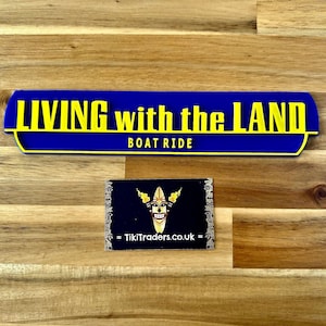 Living With The Land Epcot Wandschild - Disney World Wandschild von The Land pavilion in Epcot. Hochwertiges 3D Leuchtschild aus England.