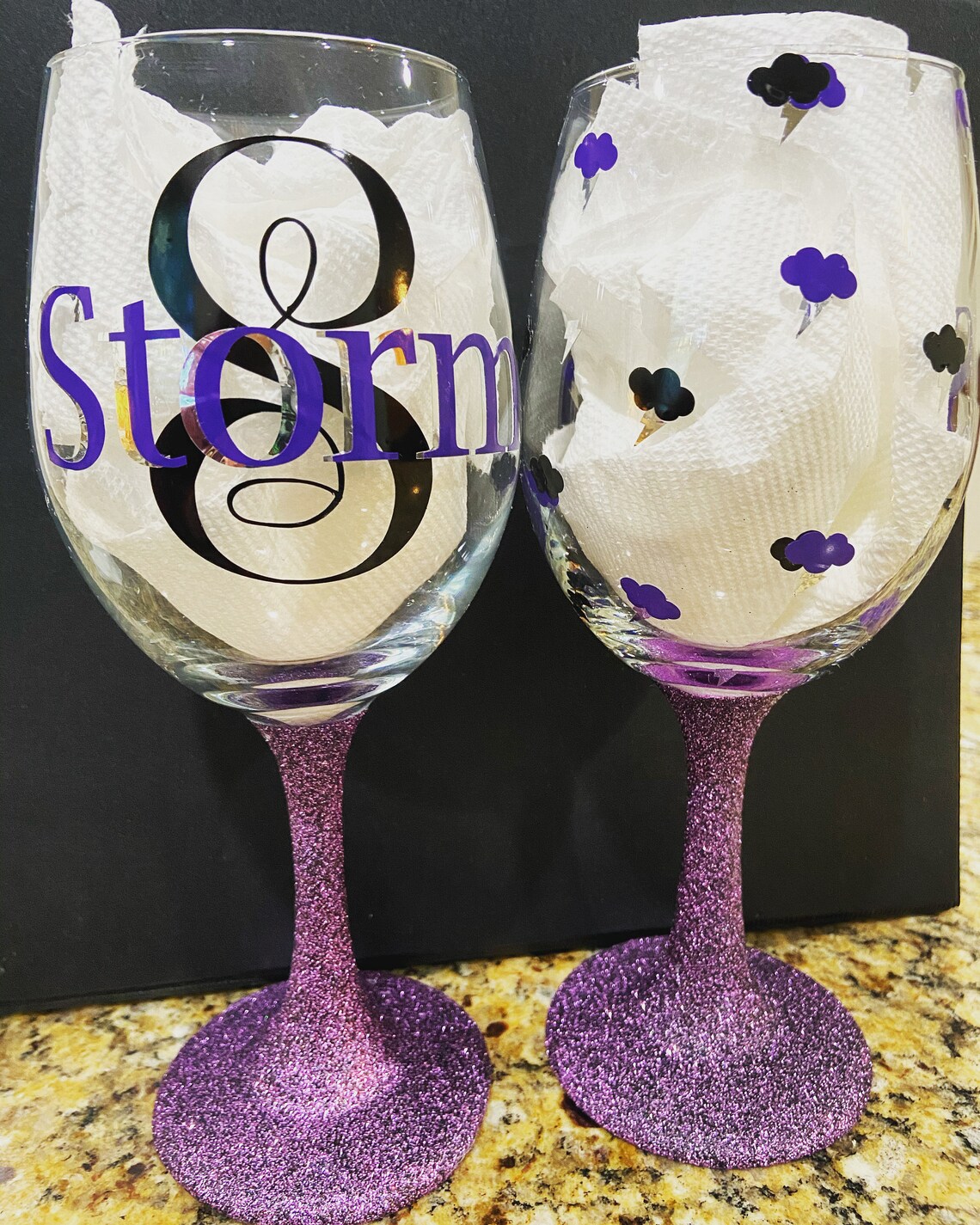 Custom Wine Glasses Etsy