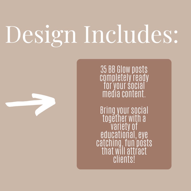 Bb Code Posts Inspiration BB GLOW Social Media Posts - Etsy
