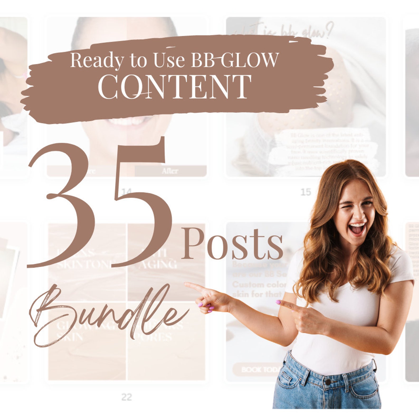 Bb Code Posts Inspiration BB GLOW Social Media Posts - Etsy