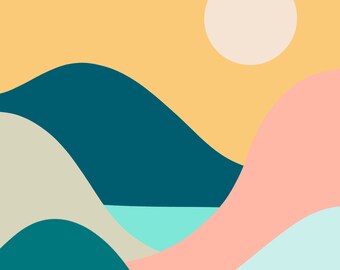 Digitale print, wall art prints, kunst prints, beste vriend cadeau, slaapkamer muur kunst