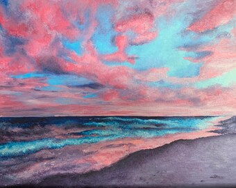 Wall Art, Paintings on Canvas, Original Painting, Landscape Painting, Best Friend Gift