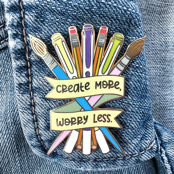 Artist Enamel Pin Etsy