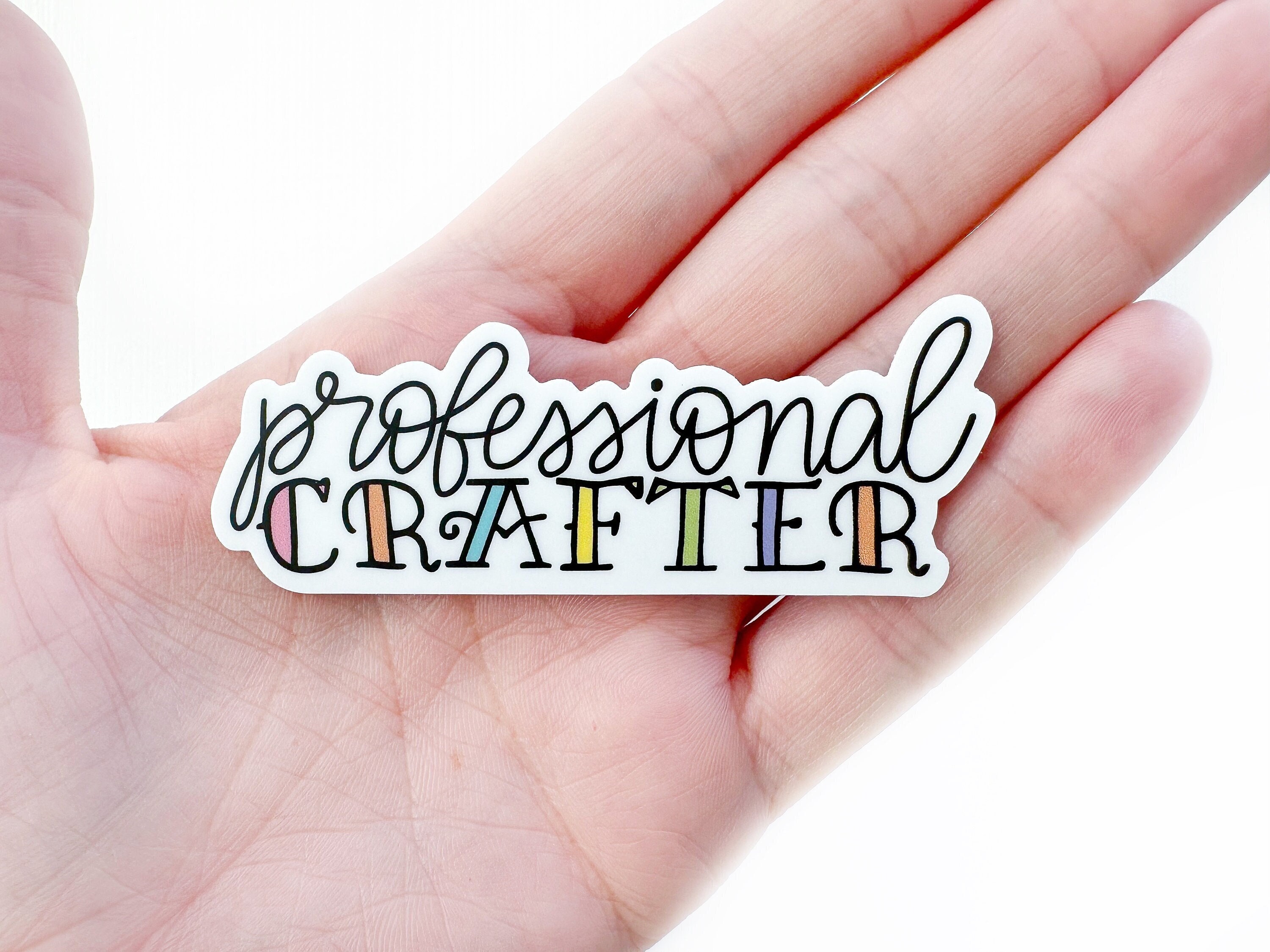 Craft Stickerrs Professional Crafter Sticker | Waterproof Sticker | Craft Sticker ...