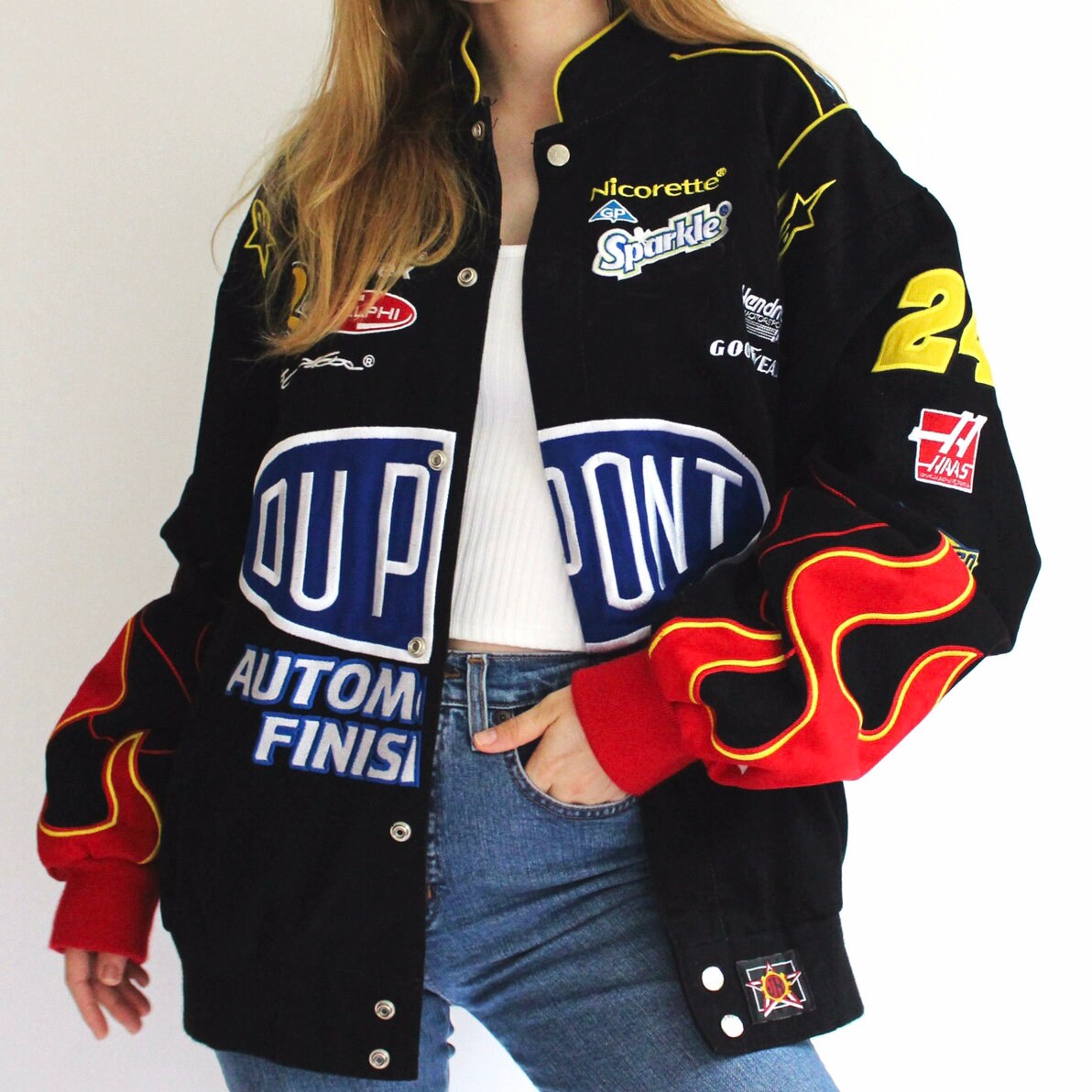 NASCAR Racer Racing Jacket - Etsy Finland