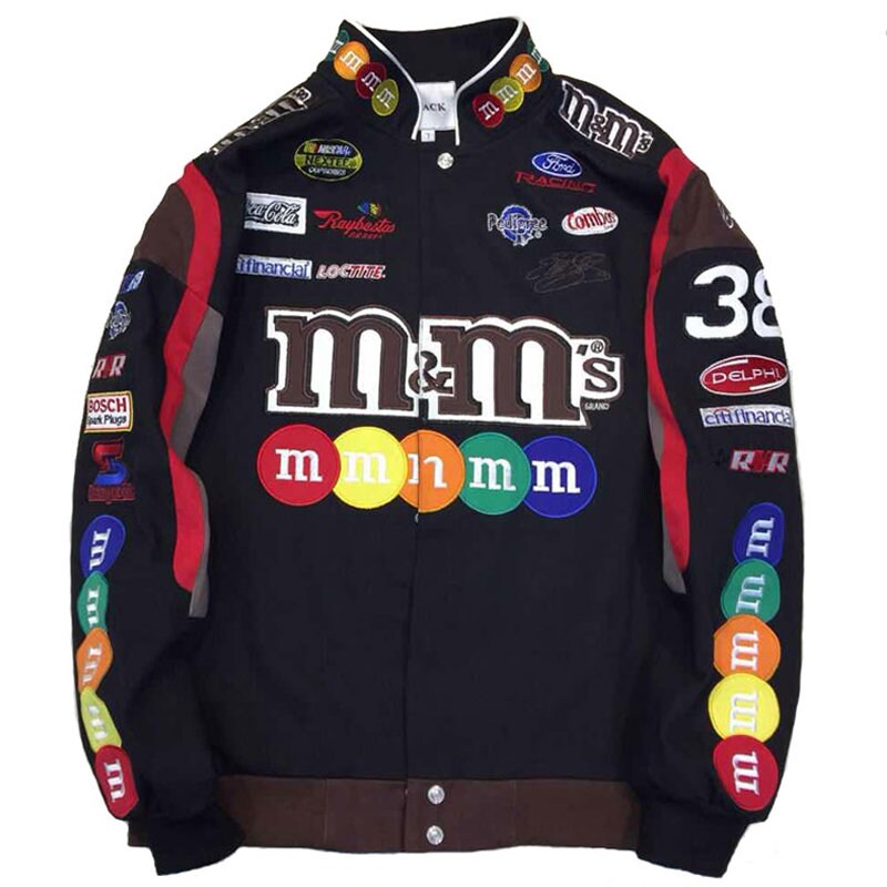 Racing Jacket Vintage M\u0026M - Etsy India
