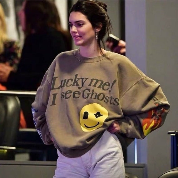 Kanye West Lucky Me I See Ghosts Sweatshirt - Etsy Singapore