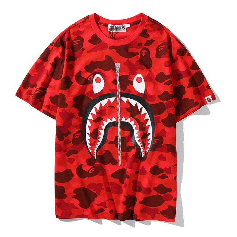 ZSBoBo Shark Jaw Camo Bape Hoodie Shark Mouth Jacket Macao