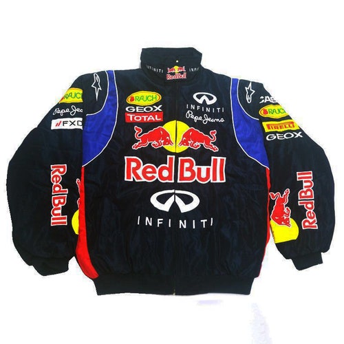 Vintage Red Bull Racing Jacket L Size Red Bull F1 F1 Red - Etsy