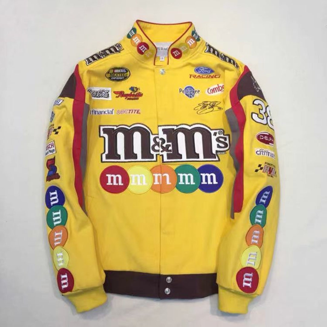 Racing Jacket M&M Embroider - Etsy