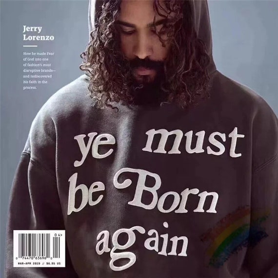 Ye Must be Born Again Kanye Hoodies 3D Form Printing CPFM - Etsy 日本