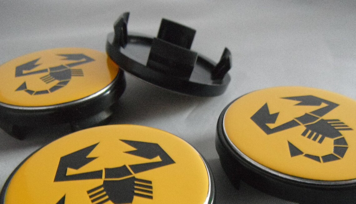 4 Caps 4 metal stickers 1mm wheel center caps hub Rims fit Etsy