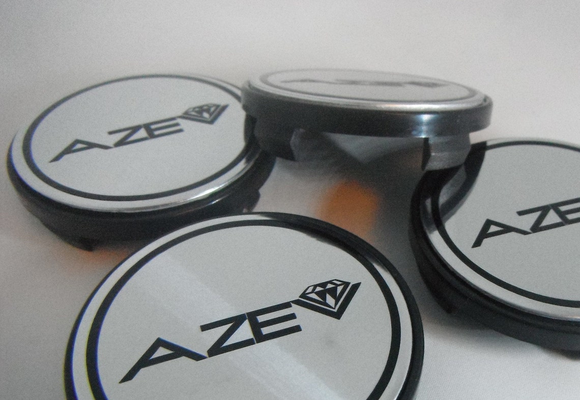 4 Caps 4 metal stickers 1mm wheel center caps hub Rims fit Etsy
