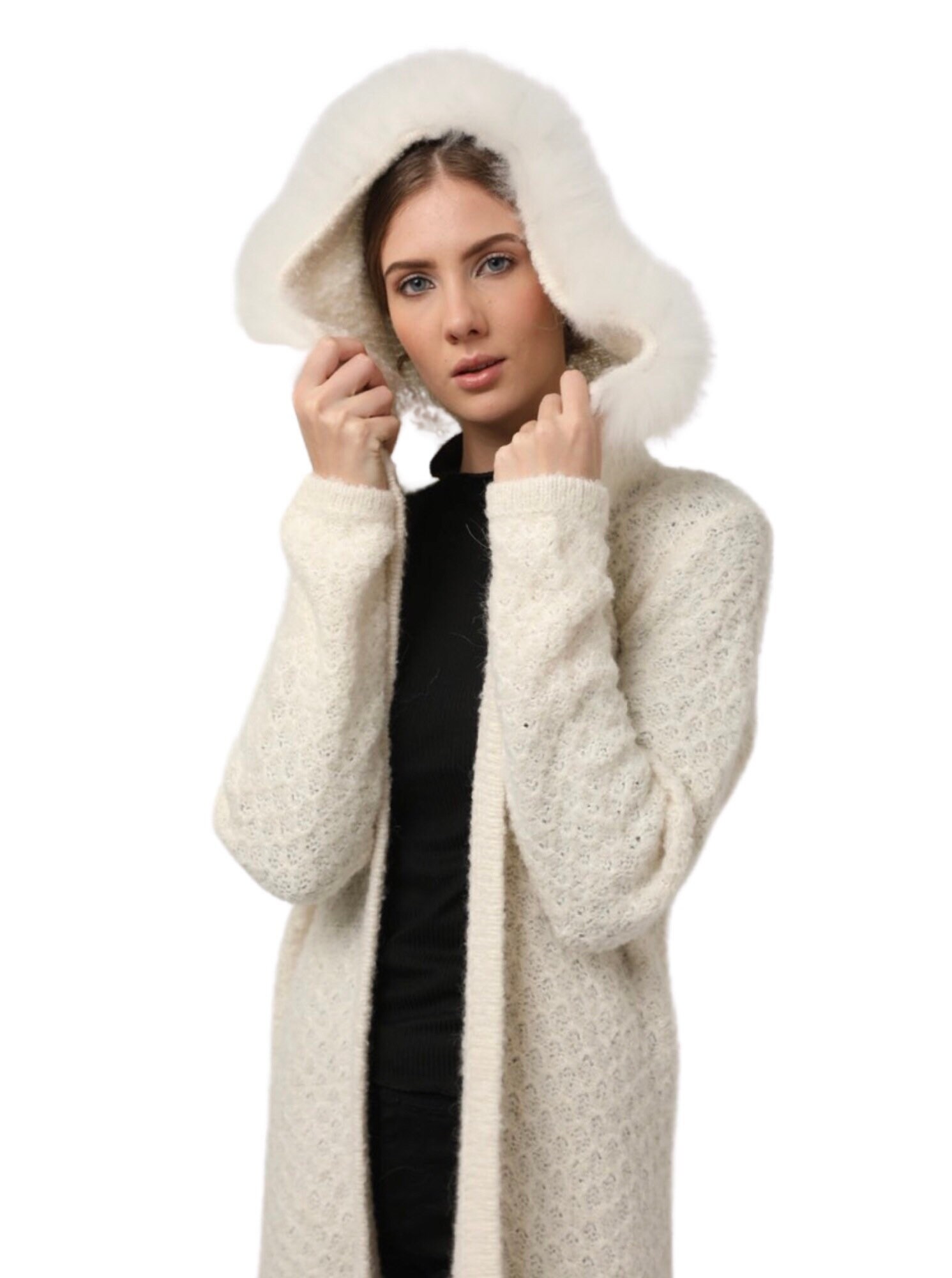 冬用ホワイトアルパカコート - Etsy 日本