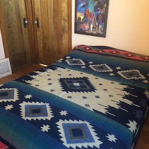 Full size  native blanket indigenous made alpaca wool blanket for native graduation gift native throw blanket native blanket ceremony