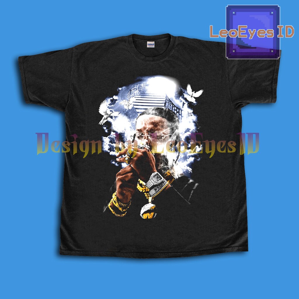 Pop Smoke Rap Hip Hop Bootleg Style New Black Unisex T Shirt | Etsy