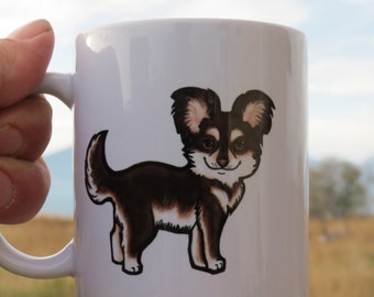 Chihuahua Chiwawa Coffee Mug Gift for Dog lovers, vet techs, 11 or 15oz sublimation ceramic coffee and tea mug