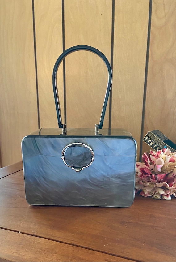 Authentic Vintage Wilardy Lucite handbag purse