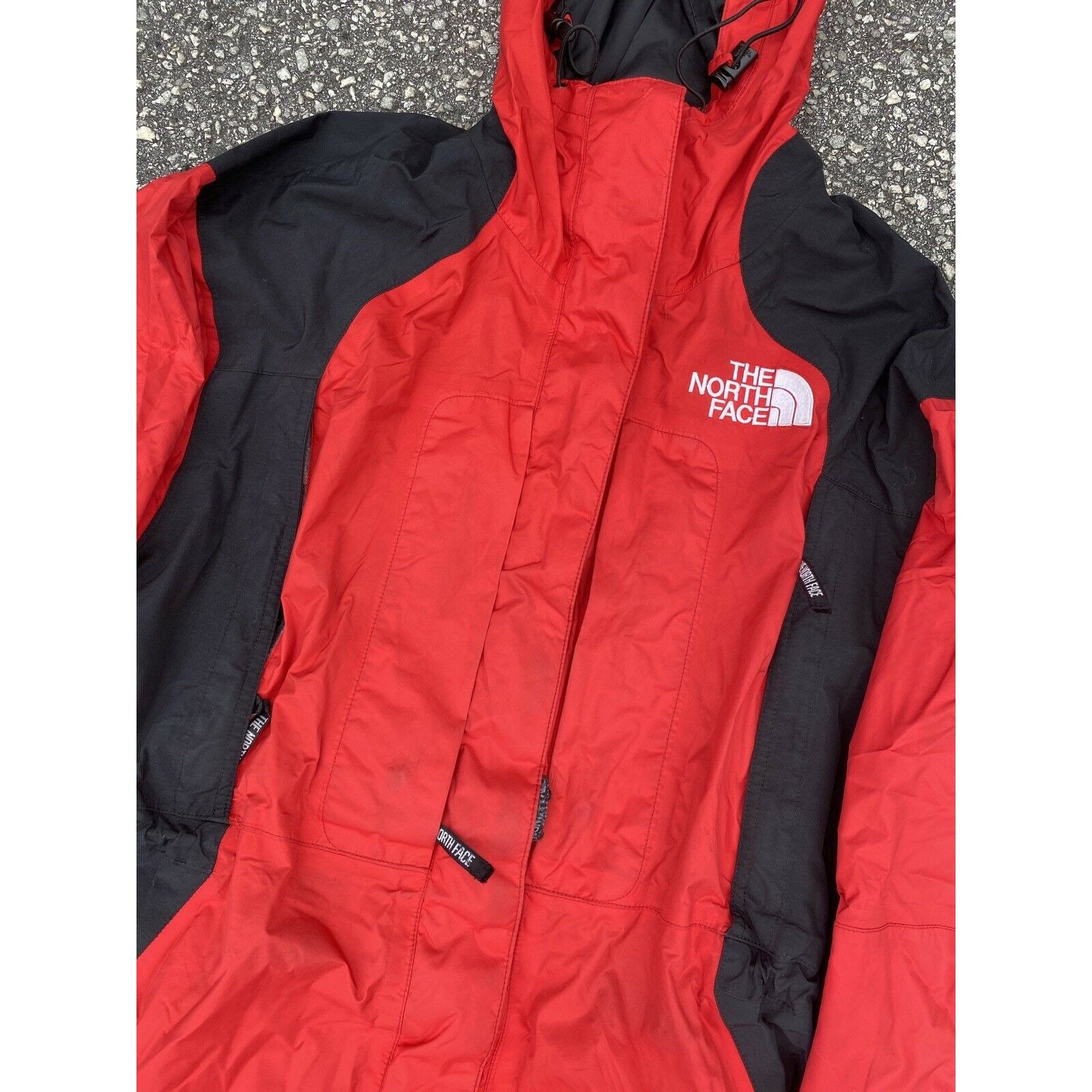 Red North Face Jacket - Etsy