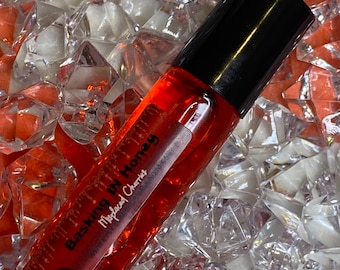 Misplaced Cherry Perfume Oil Roll On: Creamy Vanilla Scent, Alcohol-Free Travel Size Fragrance