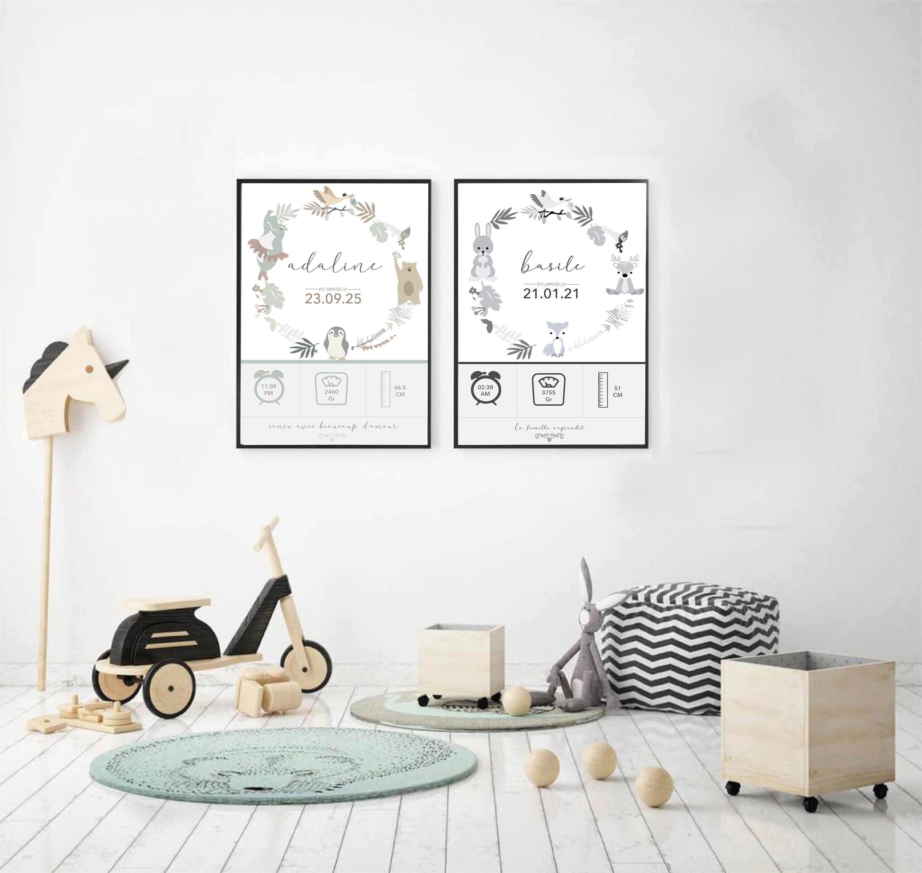 Affiche Naissance Format A5