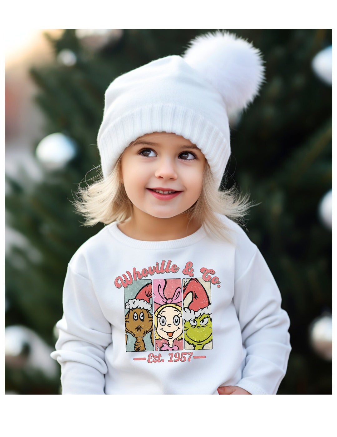 Youth Crewneck Whoville Vintage Sweatshirt Etsy