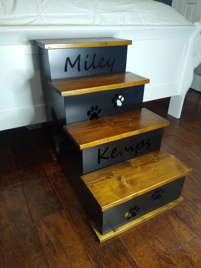 Pet Stairs Dog Stairs Dog Steps Personalized Dog Ramp Etsy