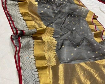 Sari di seta Chanderi