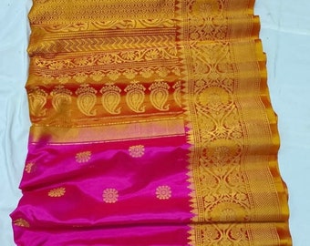 Sari di seta Gadwal