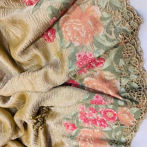 Crush Tissue Saree