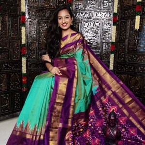 Ikkat Silk Saree