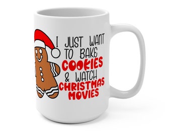 All i want for Christmas Mug, Gifts for Bakers, Cookie Lover, Gifts for Cookie Artists, Gifts for Moms