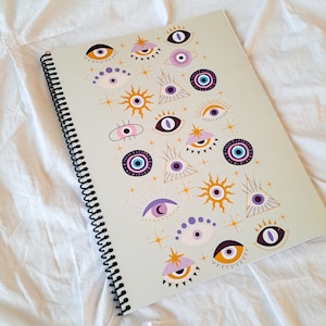 Knibeo Evil Eye Witchy Journal - Tarot Journal Notebook, 5.5×8.3 Inch  Spiral Bound Notebook, Witch Journal, Gothic Journal, Tarot Journal, Witchy  Gifts for Women - Yahoo Shopping