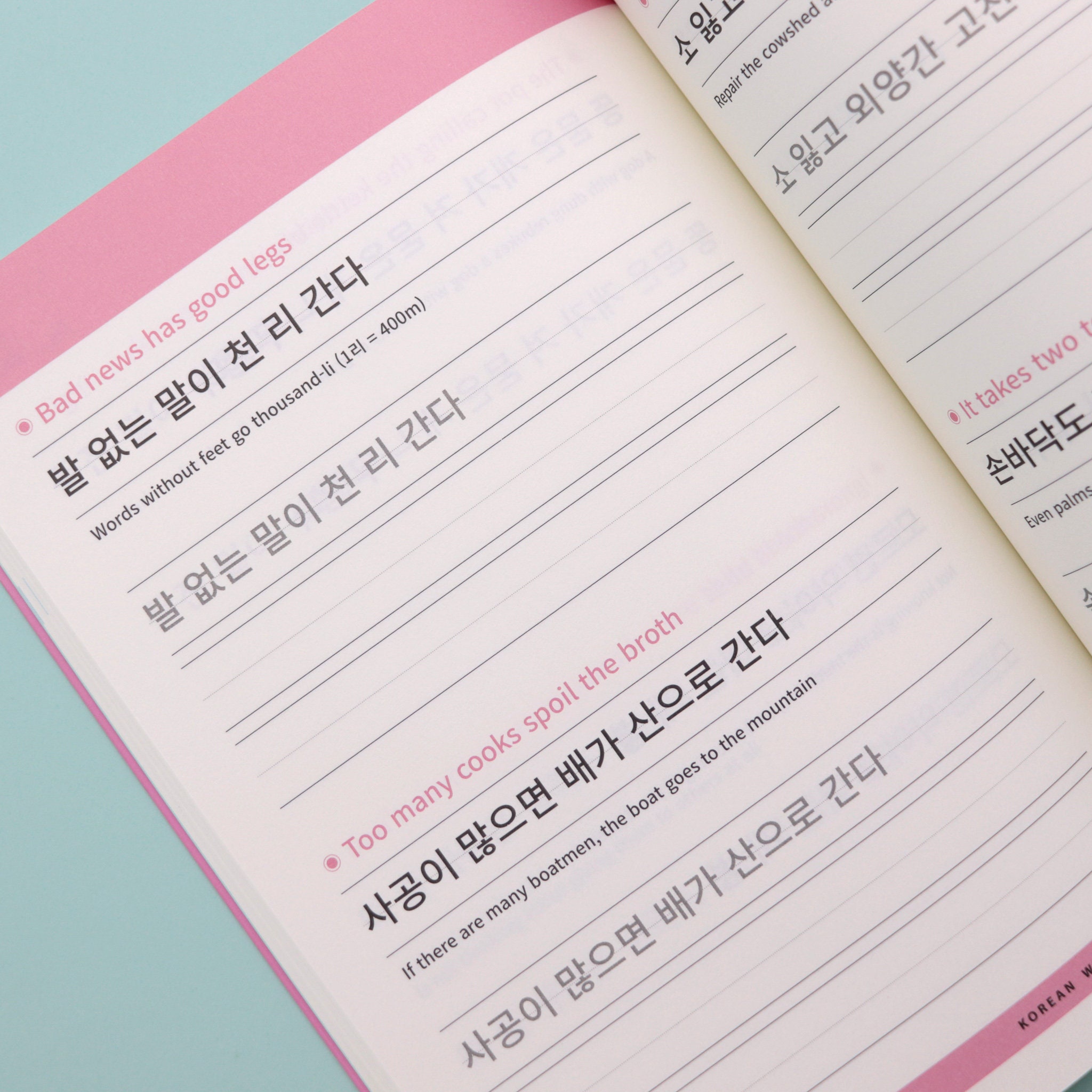 Korean Writing for All Textbook Soo and Carrots Etsy