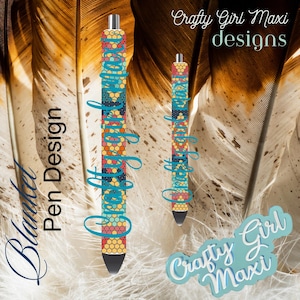 Rhinestone Blanket Pen Template: Native Design (Digital Download)