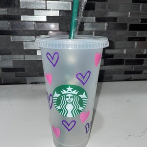 Starbucks cup, Starbucks tumbler, Personalized gift, Reusable Starbucks cup, Starbucks cup personalized, Custom tumbler, Tumbler with straw