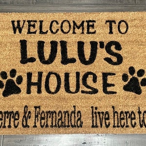 Doormat, Welcome Mat, New home Gift, Custom Doormat, Housewarming Gift, Funny Doormat, Door Mat, Wedding gift, Personalized Doormat