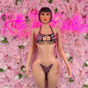 Two Piece Pink Python Dancewear Festival wear