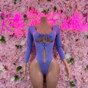 Bottlegirl Outfit One Piece Lilac Bartender I Waitress Outfit