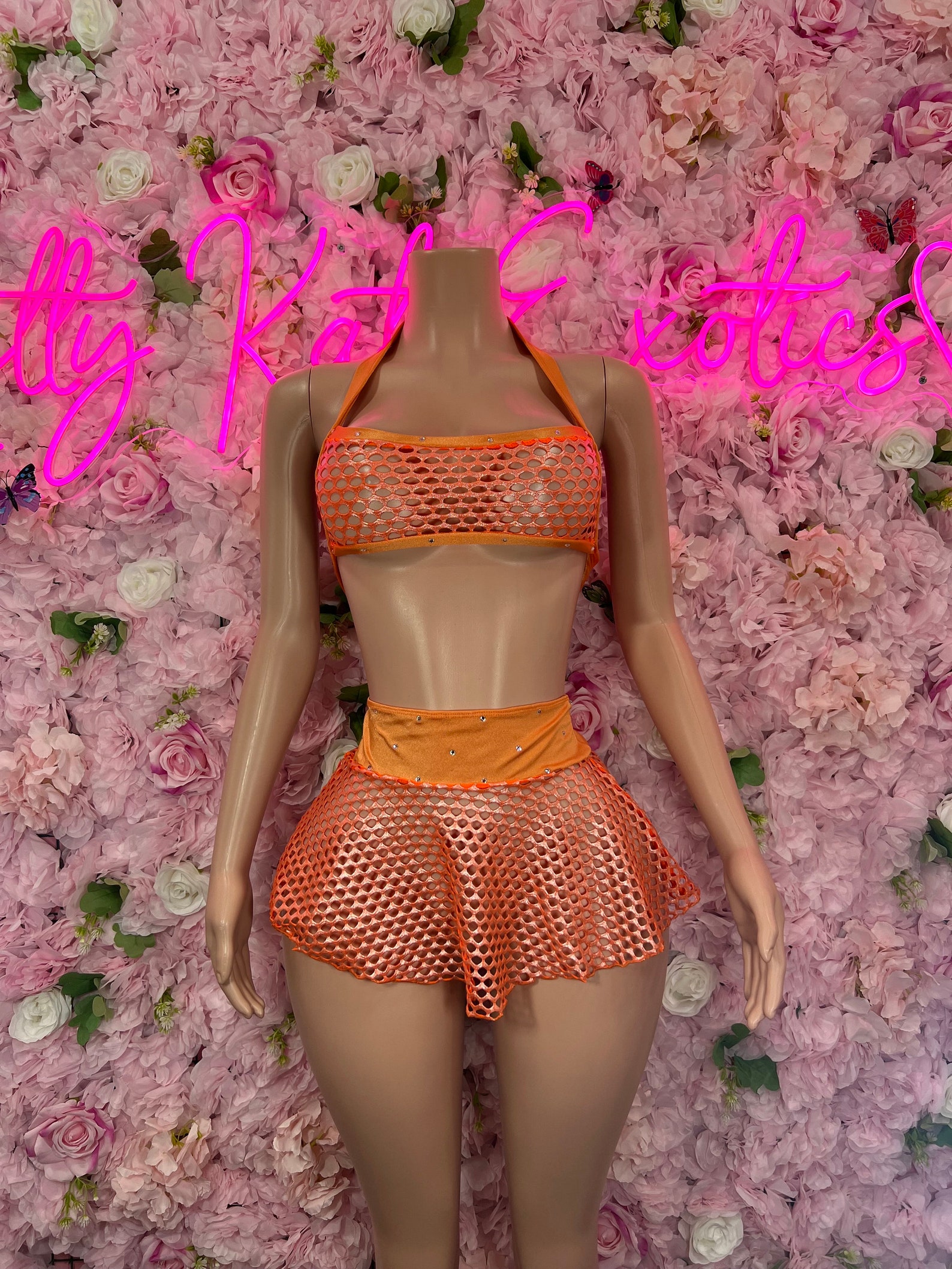 More Than Enough Skirt Set(Orange)