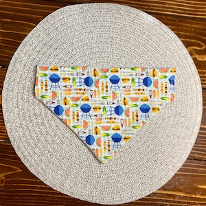 BBQ Happiness | Over the collar bandana