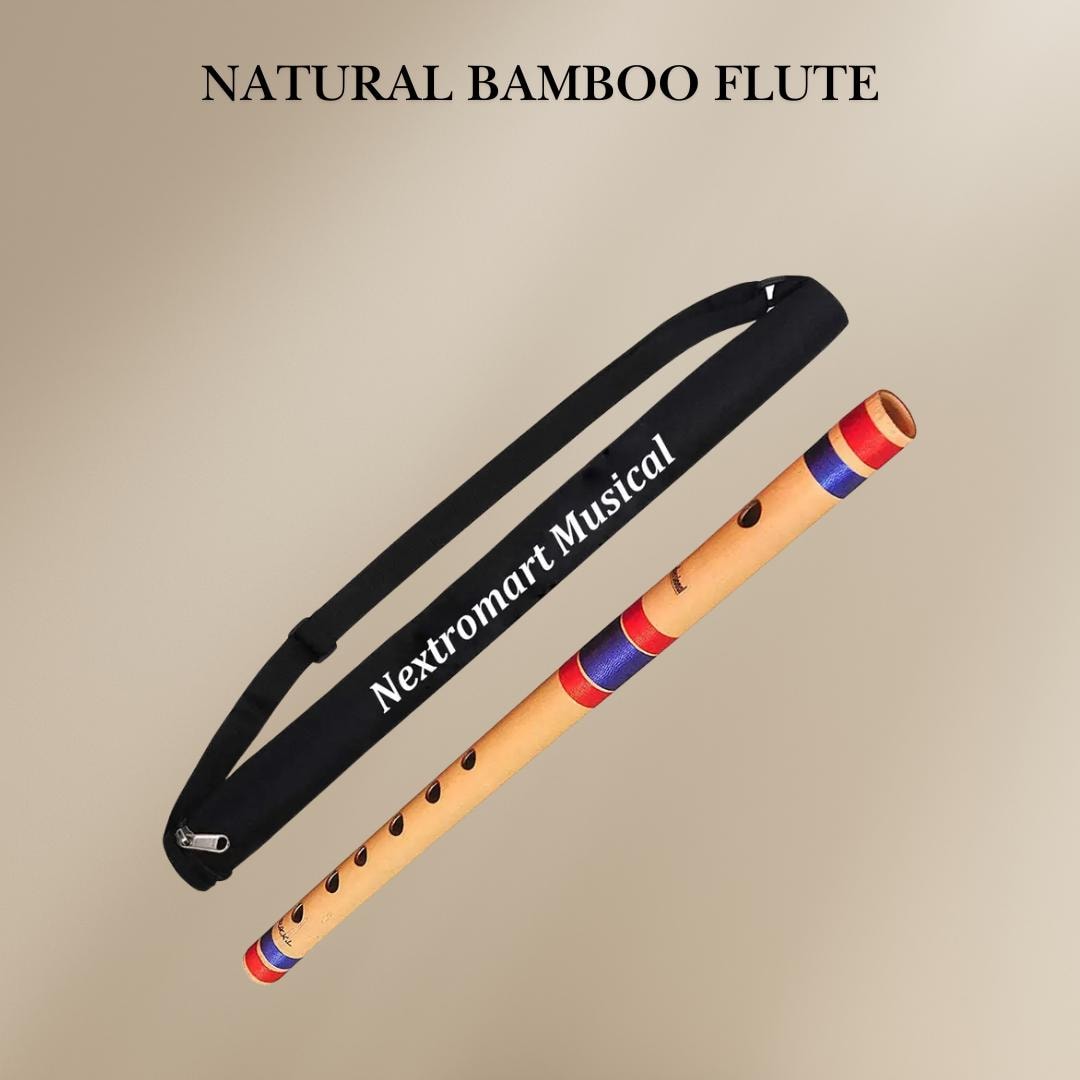 Handmade High-pitch Bamboo Flute – Indian Musical Instrument | Eco ...