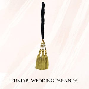 Ethnic Punjabi Paranda | Traditional Hair Accessory for Brides & Festive Occasions