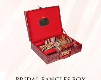 Bridal Bangles Box | Elegant Bangle Storage Case for Indian Weddings & Gifting