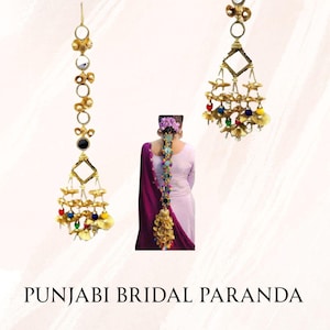 Punjabi Wedding Paranda | Traditional Hair Accessory for Brides & Festive Occasions