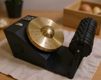 Kansya Thali Massage Machine Ayurvedic Acupressure Therapy Tools with Digital Display Metal Body Set