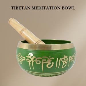 Bol chantant tibétain battu à la main | Bol sonore himalayen pour la méditation et la guérison des chakras