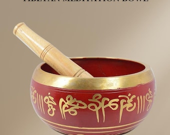 Hand-Beaten Tibetan Singing Bowl | Himalayan Sound Bowl for Meditation & Chakra Healing
