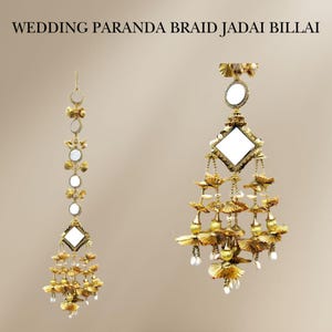 Punjabi Paranda Hair Accessory | Jaago Parandi for Weddings | Elegant Hair Jewelry & Stylish Traditional jewelry