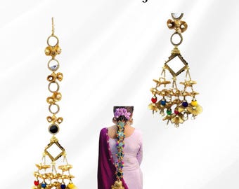 Punjabi Paranda, Jaago hair parandi, hair accessory, wedding jewelry